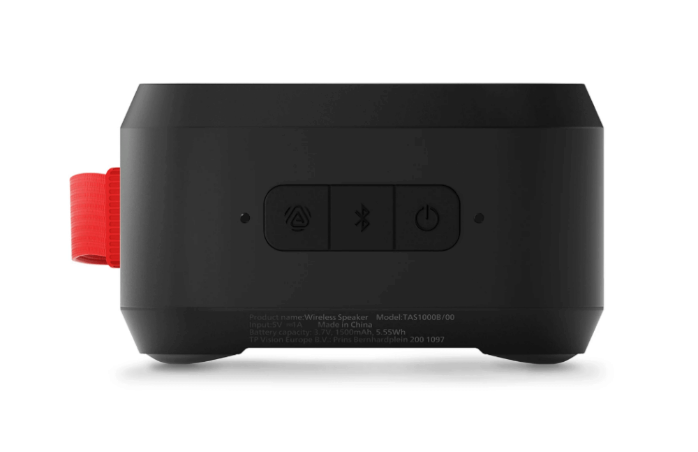 ลำโพงบลูทูธพกพา PHILIPS SPEAKER TAS1000B/00 BLUETOOTH 5.4 กันน้ำ (ใช้งาน 20 ชั่วโมง)